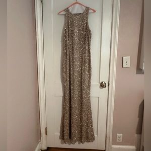Theia Gown Mother of the Bride beaded and sequin gown size 10